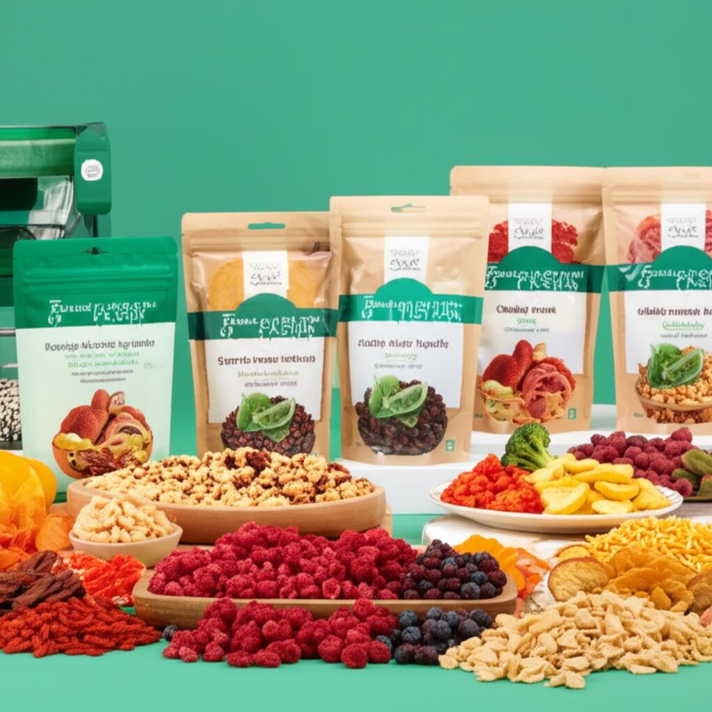 Paket stok makanan darurat freeze dried yang dikemas kedap udara untuk logistik bencana